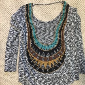 Akira Open back crochet top